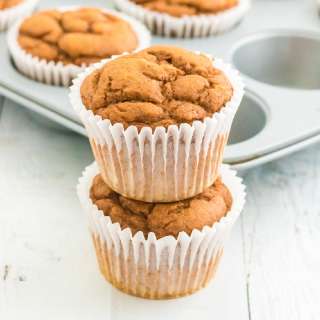 2 Ingredient Pumpkin Muffins