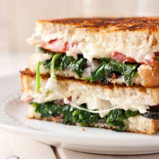 Mediterranean Grilled Cheese Sandwich