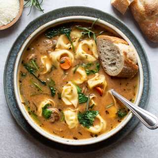 Tortellini Soup with Sausage