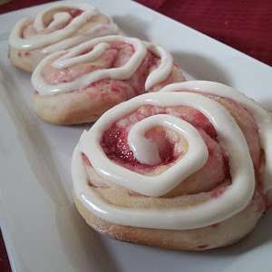 Raspberry Swirl Rolls