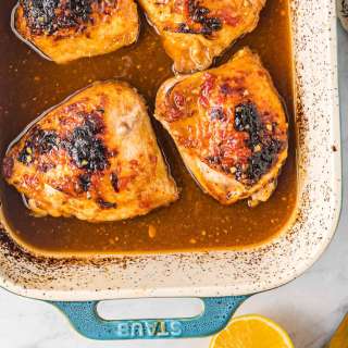 Honey Garlic Chicken Thighs