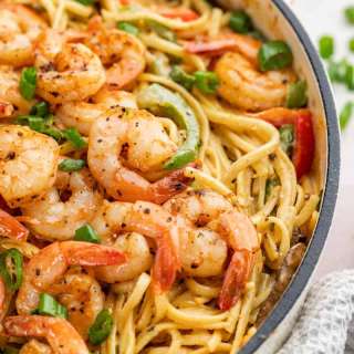 Creamy Cajun Shrimp Pasta