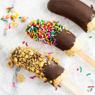 Frozen Chocolate Covered Bananas