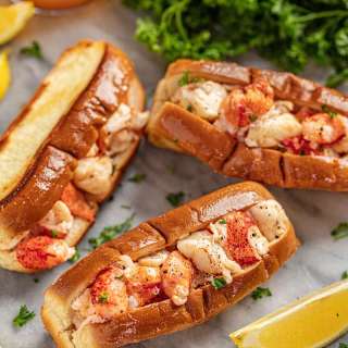 Brown Butter Lobster Rolls