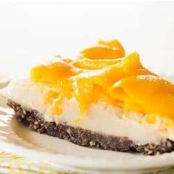 [Paleo] No-Bake Coconut-Mango Cheesecake