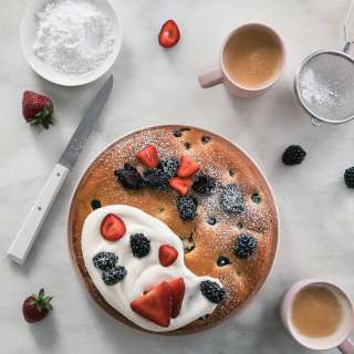 Olive Oil Berry Cake Recipe