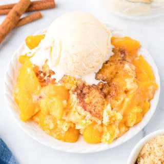 Peach Dump Cake