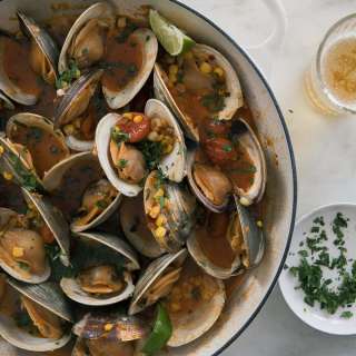 Chipolte Lime Braised Clams