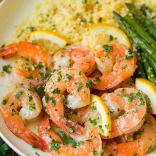 Garlic Lemon Butter Shrimp