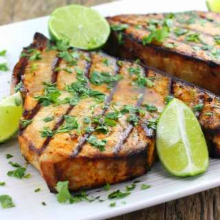 Cilantro-Lime Grilled Swordfish