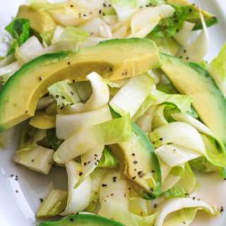 Belgian Endive with Avocado Salad