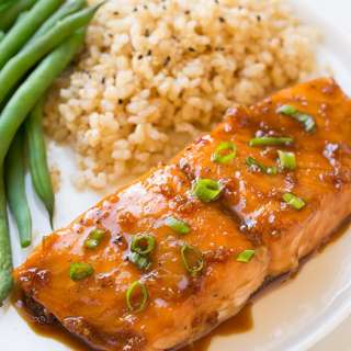 Soy-Maple Glazed Salmon