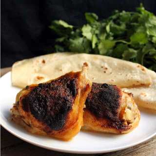 Chipotle Rubbed Chicken Thighs