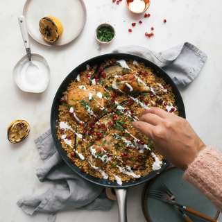 Harissa Chicken with Couscous