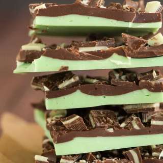 Grasshopper Mint Chocolate Bark