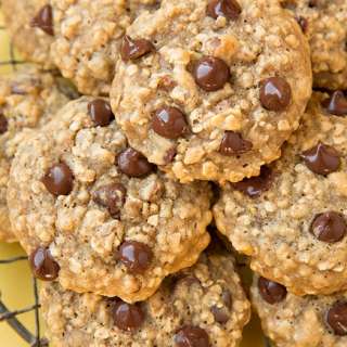Banana Oatmeal Chocolate Chip Cookies
