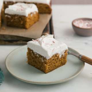 Pumpkin Sheet Cake with Brown Butter Frosting