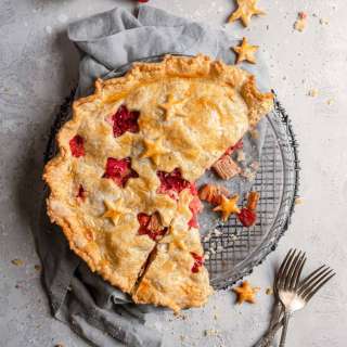 Strawberry-Rhubarb Pie Recipe
