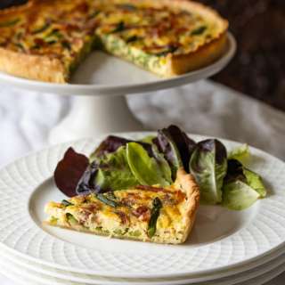 Fresh Asparagus Quiche