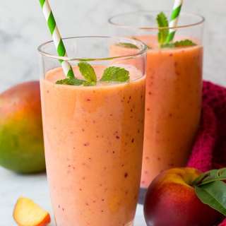 Strawberry Mango Peach Smoothie