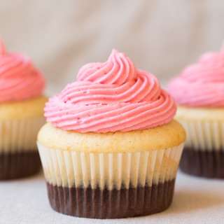 Neapolitan Cupcakes