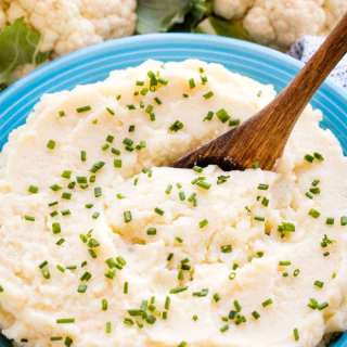 Parmesan Mashed Cauliflower