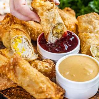 Thanksgiving Leftover Egg Rolls