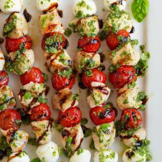 Chicken Caprese Skewers