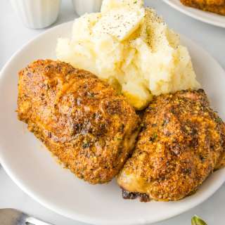 Garlic Parmesan Chicken Thighs
