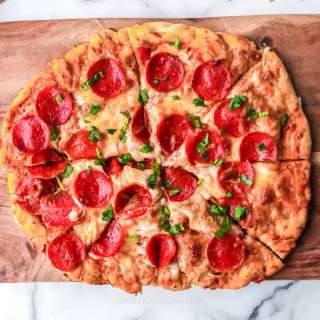 Homemade Pepperoni Pizza