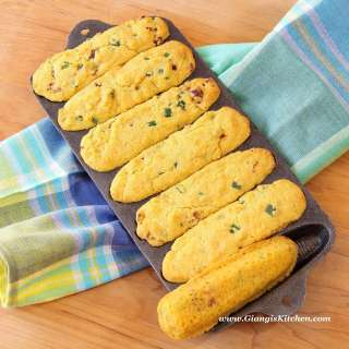 Jalapeno Corn Sticks with Maple Honey Butter