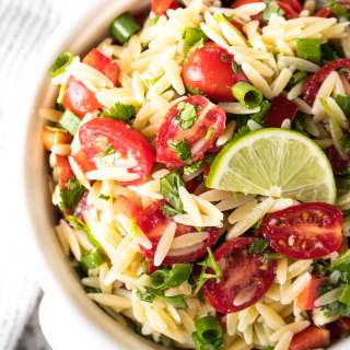 Cilantro-Lime Orzo Pasta Salad