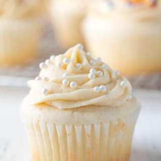 The Most Amazing White Cupcakes