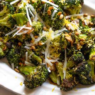 Oven Roasted Broccoli With Lemon And Garlic