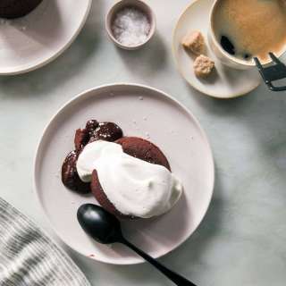 Red Velvet Lava Cakes