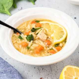Chicken Lemon Orzo Soup