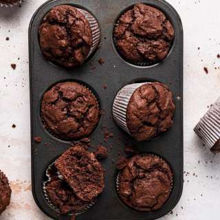 Triple Chocolate Muffins