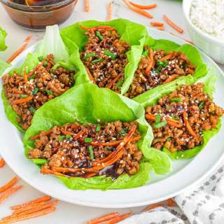 Ground Pork Lettuce Wraps