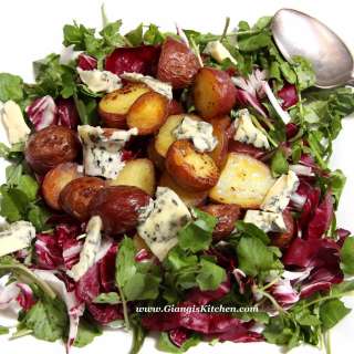 Pork Chops with Roasted Potatoes & Honey Mustard Vinaigrette
