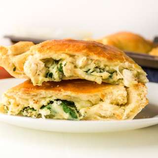 Cheesy Garlic Chicken Calzone