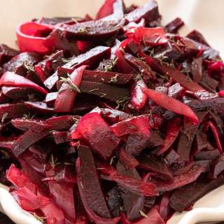 Roasted Beet and Onion Salad