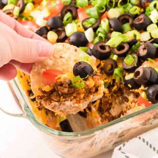 Taco Dip With Ground Beef