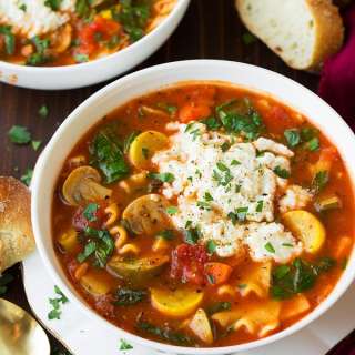 Vegetable Lasagna Soup