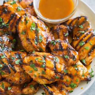 Sticky Honey Orange Grilled Chicken