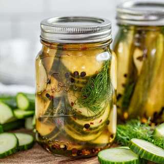 Easy Overnight Refrigerator Pickles
