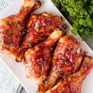 Honey Garlic Barbecue Chicken Drumsticks