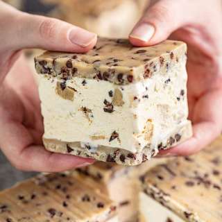 Chocolate Chip Cookie Dough Ice Cream Sandwiches