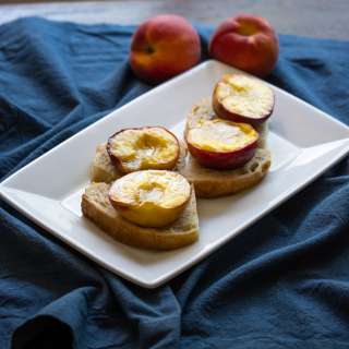 Baked Peaches - A sweet French dessert