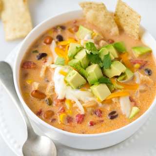 Creamy Chicken Tortilla Soup (GF)