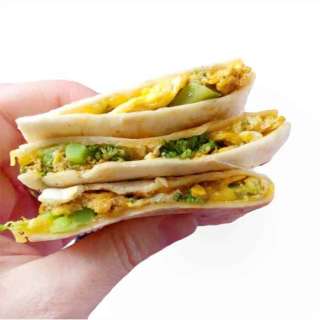 Breakfast Quesadillas- Broccoli Cheese